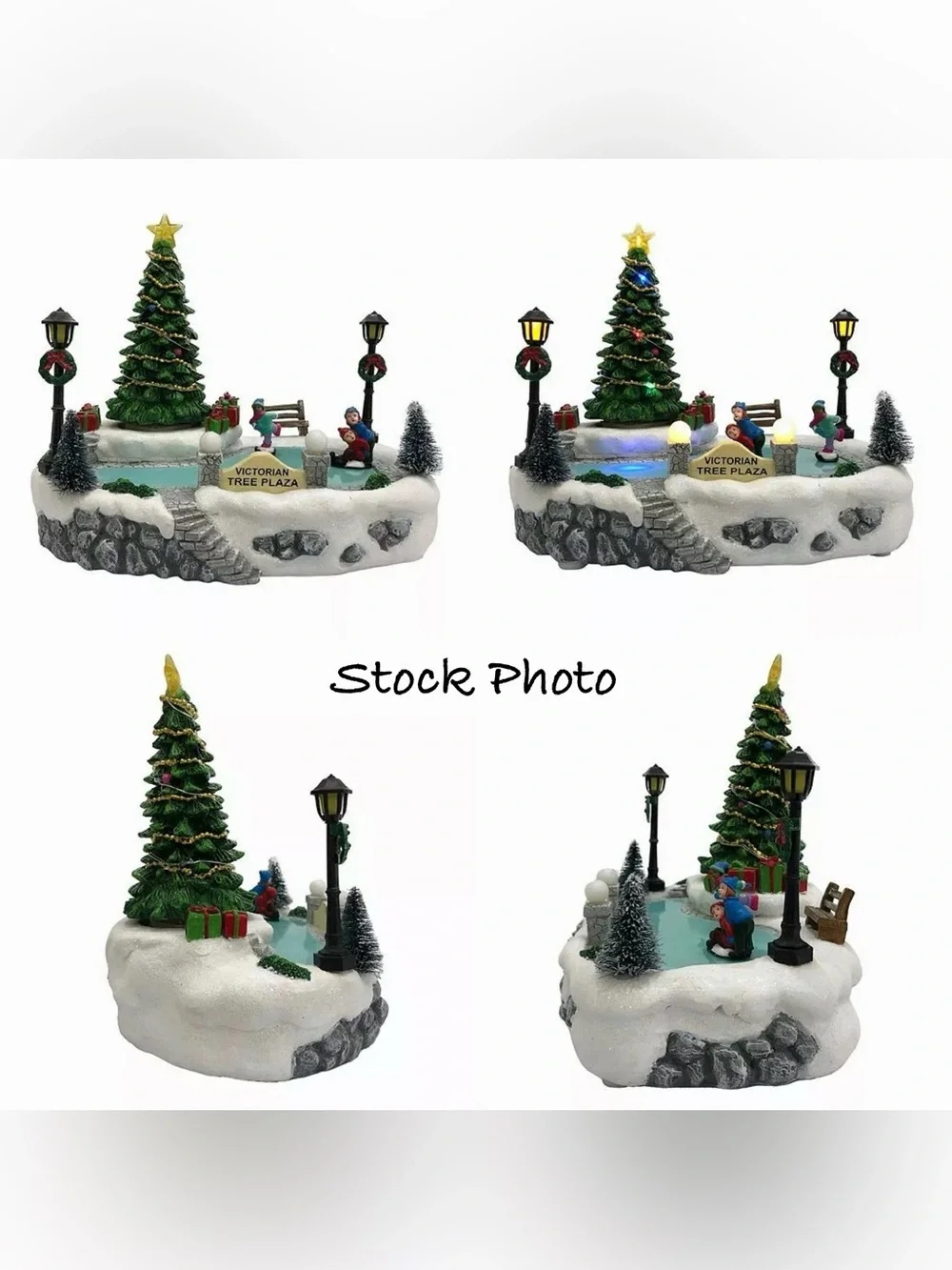 St Nicholas Square Victorian Tree Plaza Music Motion Lighted 2022